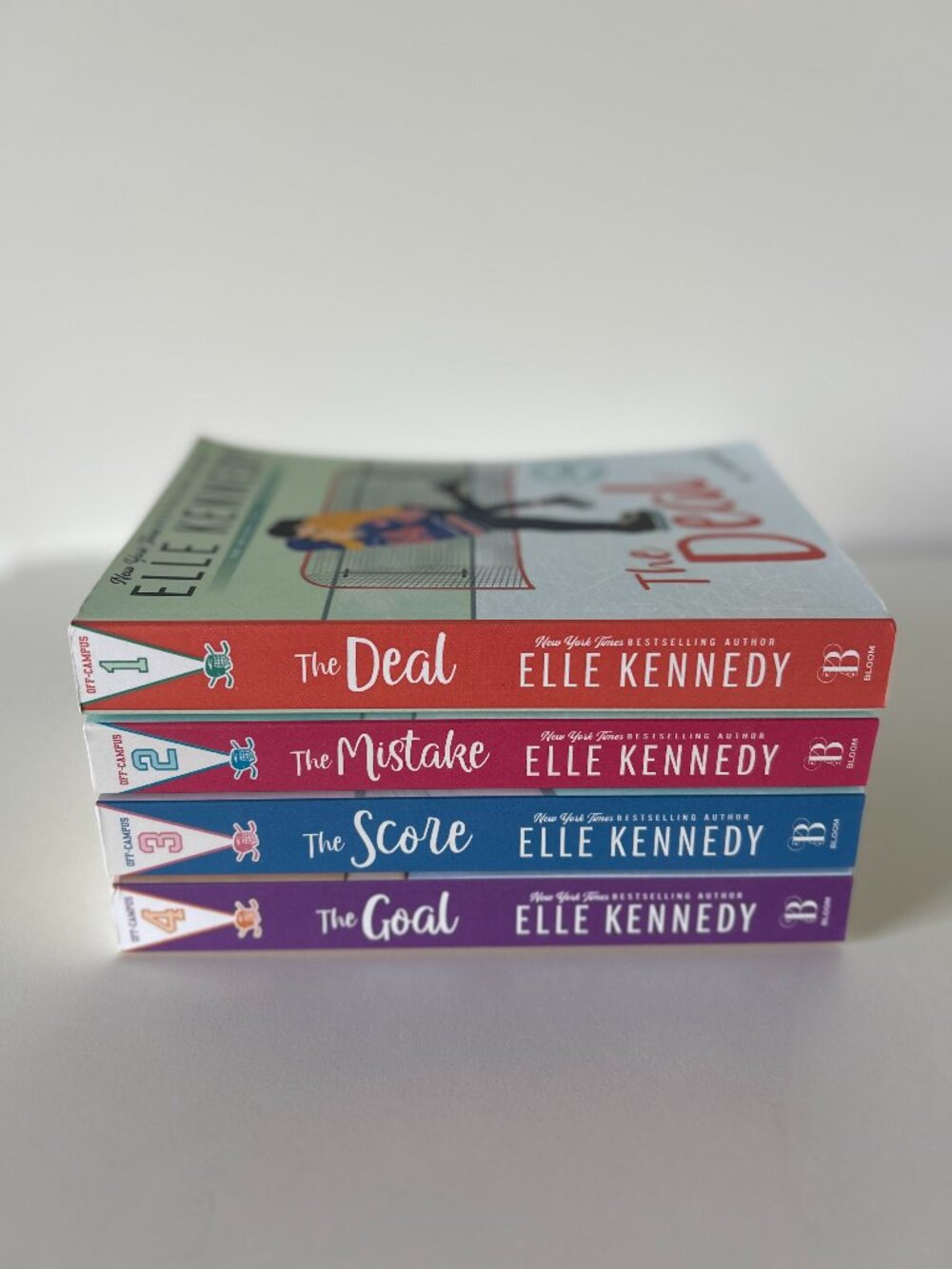 Brand New Elle Kennedy Off-Campus Series Books 1-4, Never Read!